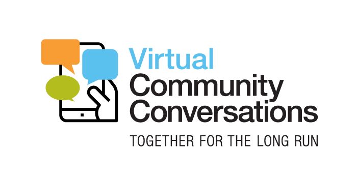 Virtual Community Conversations 2021 event logo