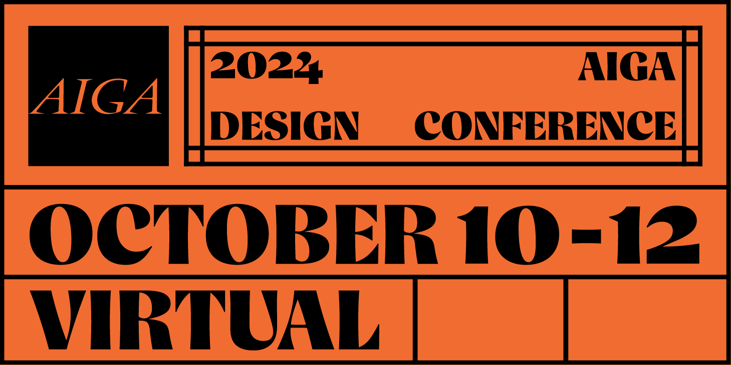2024 AIGA Design Conference event logo