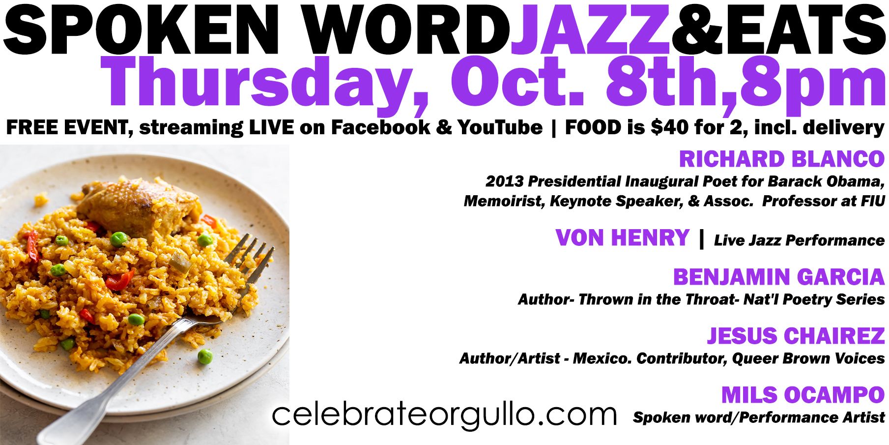 Hispanic Fiesta Dinner for 2 event logo