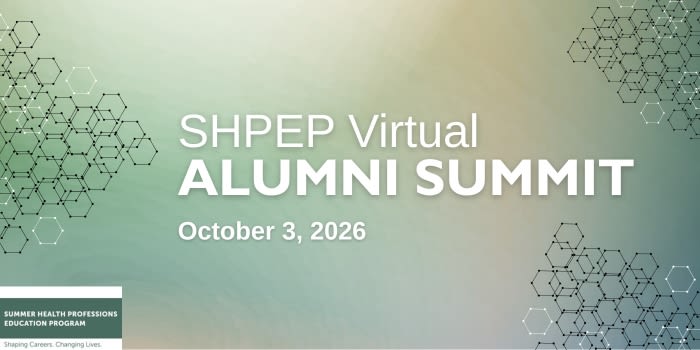 2026 SHPEP Virtual Alumni Summit event logo