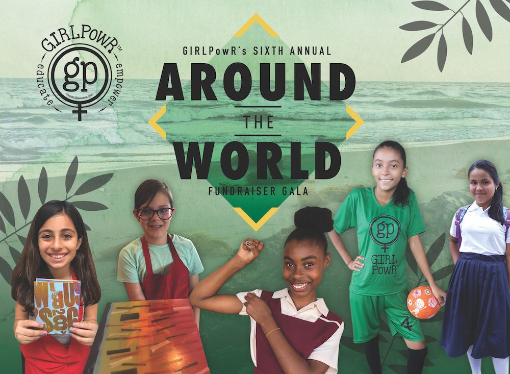 2019 GIRLPowR Around the World Fundraiser  event logo