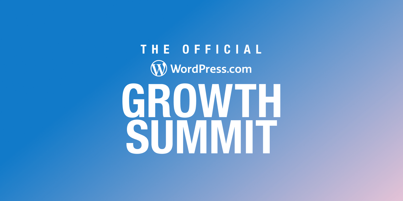 The Official WordPress.com Growth Summit event logo