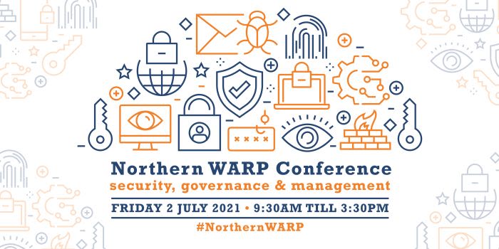 Northern WARP Conference: security, governance & management event logo