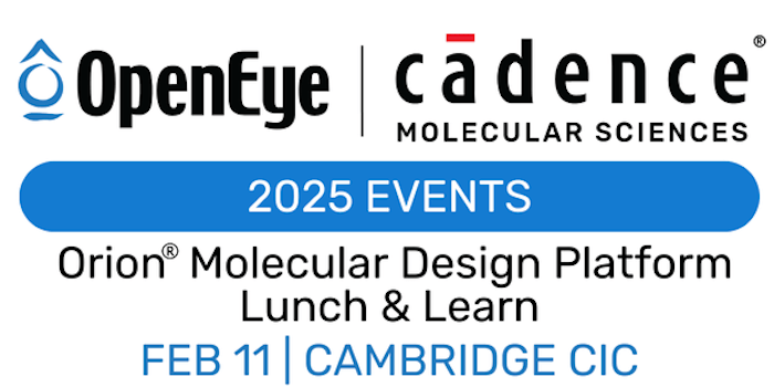 Orion® Molecular Design Platform Lunch & Learn event logo