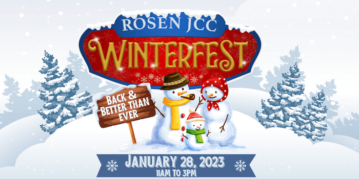 The Rosen JCC: Winterfest 2023 event logo