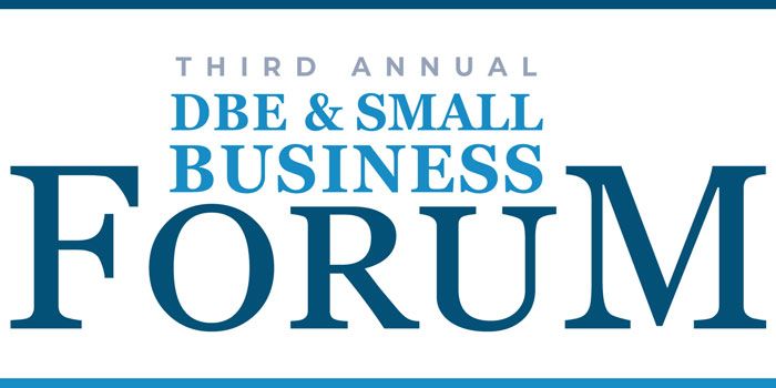 GDOT 3rd Annual DBE & Small Business Forum event logo