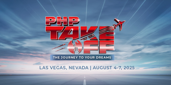 PHP TAKEOFF 2025 event logo