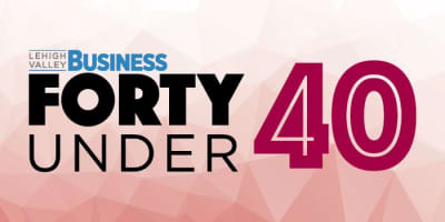 2026 Lehigh Valley Business Forty Under 40 event logo