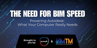 The need for BIM speed!  Powering Autodesk: What Your Computer Really Needs event logo