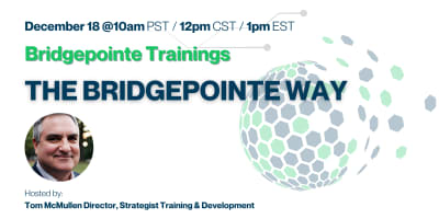 BPT Training: The Bridgepointe Way event logo