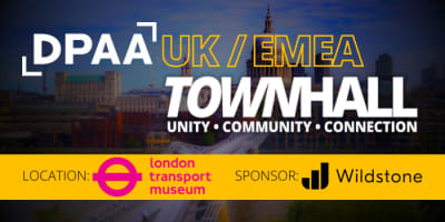 DPAA Town Hall, March - London event logo