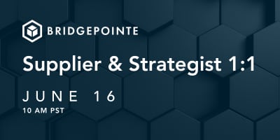 Supplier & Strategist 1:1 event logo