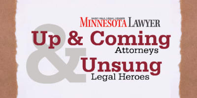 2026 Minnesota Lawyers Up & Coming Attorneys/Unsung Legal Heroes event logo