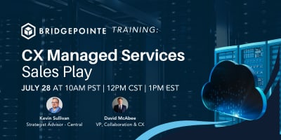 CX Managed Service Sales Play 07/28/2026 event logo