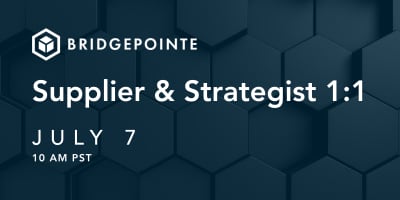 Supplier & Strategist 1:1 event logo