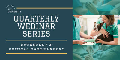 TVCU Webinar Series: Emergency & Critical Care/Surgery event logo