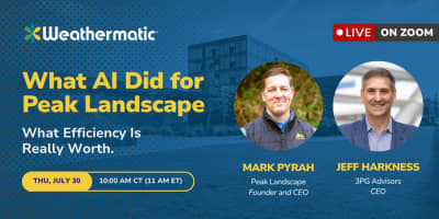 What AI Did for Peak Landscape event logo