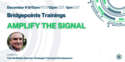 BPT Training: Amplify the Signal event logo