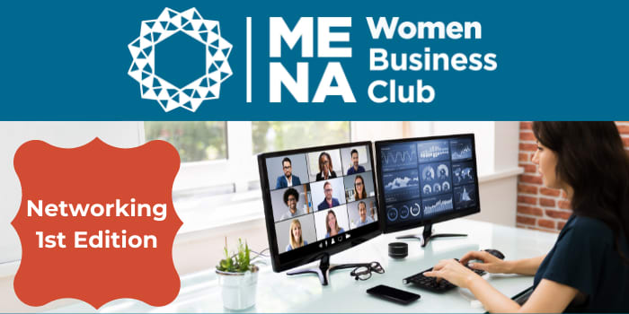 MENA Women Business Club Networking 1st edition event logo