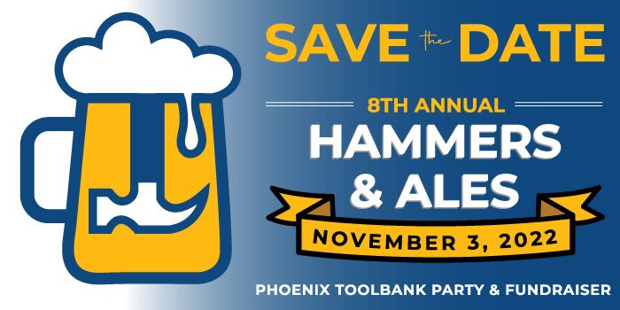8th Annual Hammers & Ales Fundraiser event logo