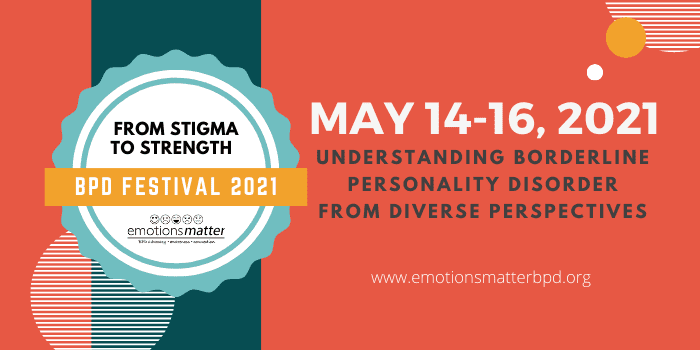 Emotions Matter BPD Fest 2021 event logo