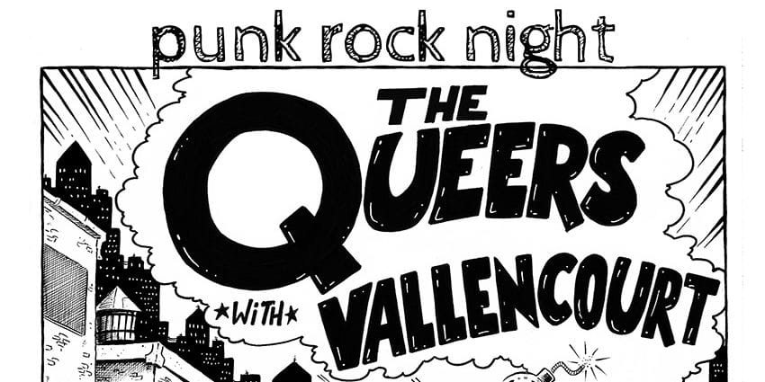 THE QUEERS, Vallencourt, Counterpunch event logo