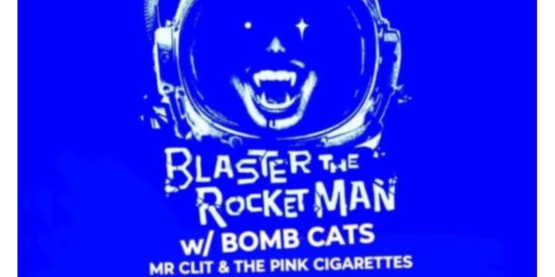 BLASTER THE ROCKET MAN event logo