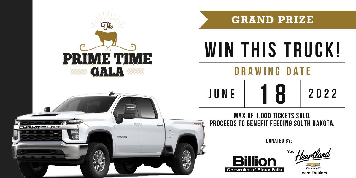2022 Truck Raffle to Benefit Feeding South Dakota event logo