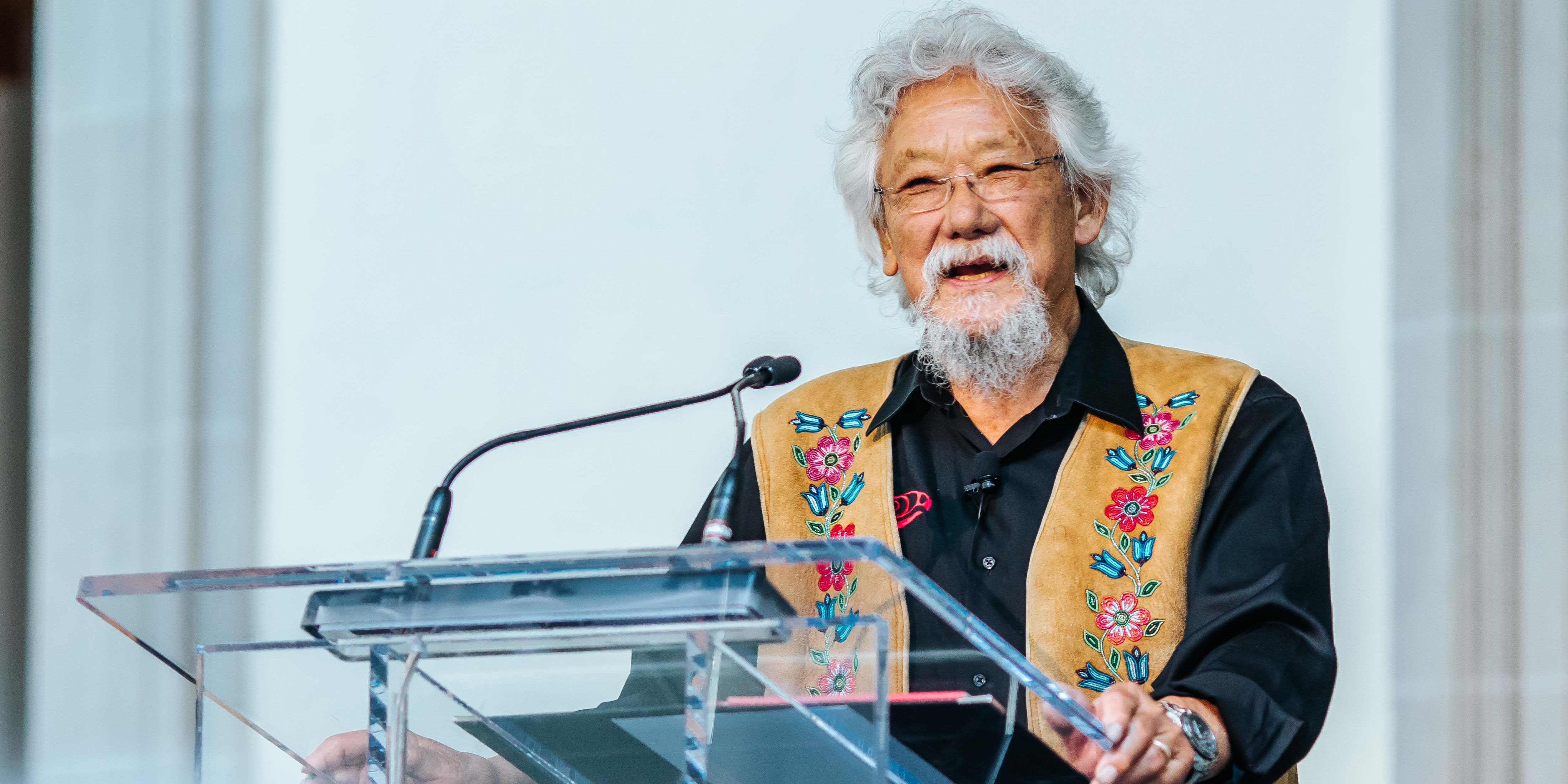 An Evening with David Suzuki event logo