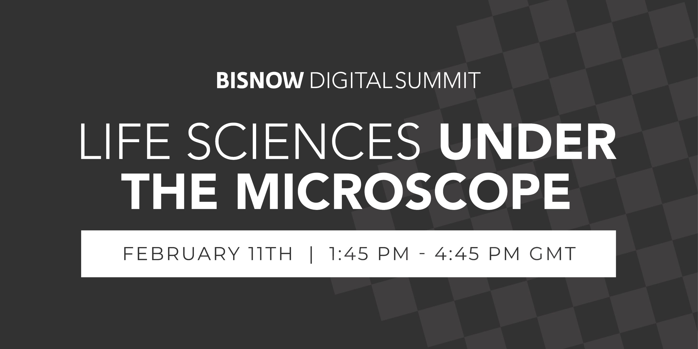 Life Sciences Under The Microscope event logo