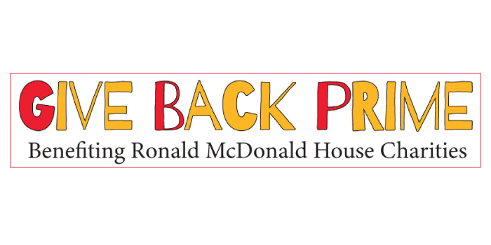 Give Back Prime event logo