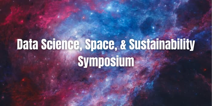 Data Science Space to Sustainability Virtual Symposium event logo