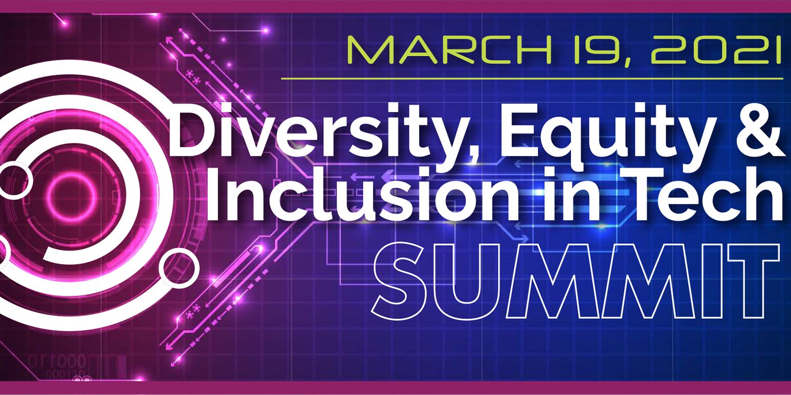Diversity, Equity & Inclusion in Tech Summit event logo
