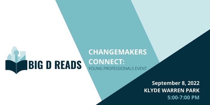 Changemakers Connect x Big D Reads event logo