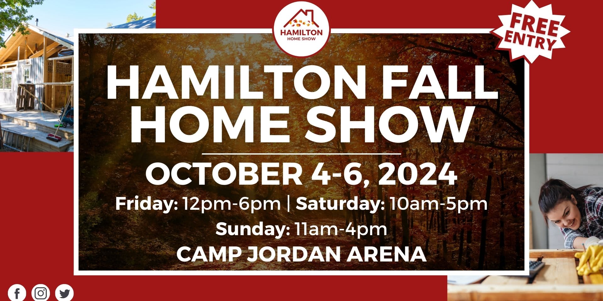 Hamilton County Fall Home Show event logo