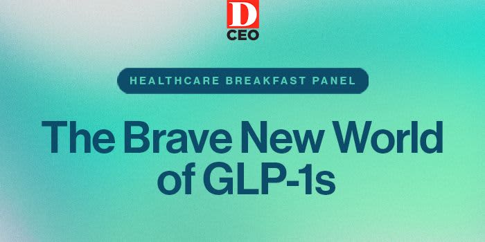 D CEO Healthcare Breakfast: The Brave New World of GLP-1s event logo