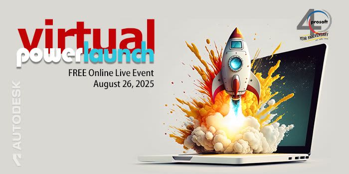ProSoft's VIRTUAL PowerLaunch 2025 Celebrating 40 Years Of Service event logo