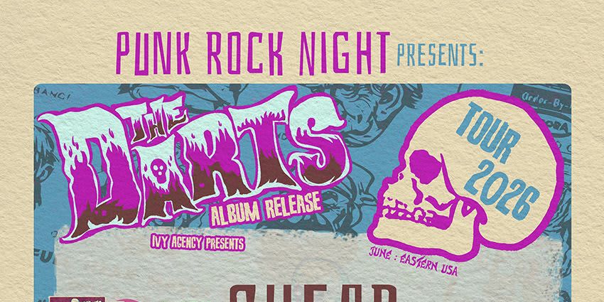 THE DARTS, Cheap Suitors, Palecurse event logo