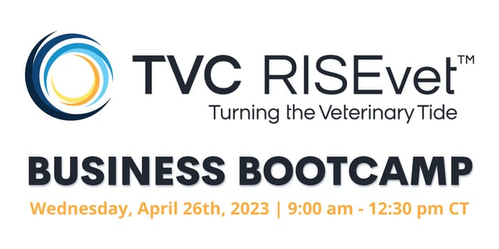 2023 TVC RISEvet™ - Business Bootcamp event logo