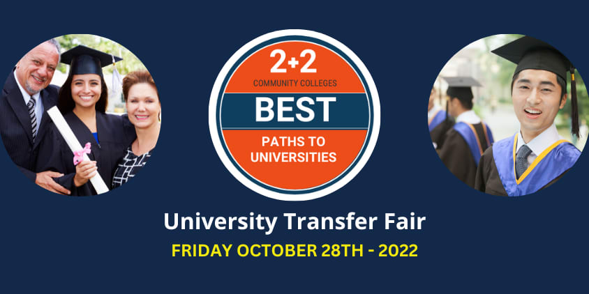 University Transfer Fair Fall 22 event logo