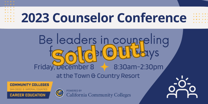 2023 Counselor Conference event logo