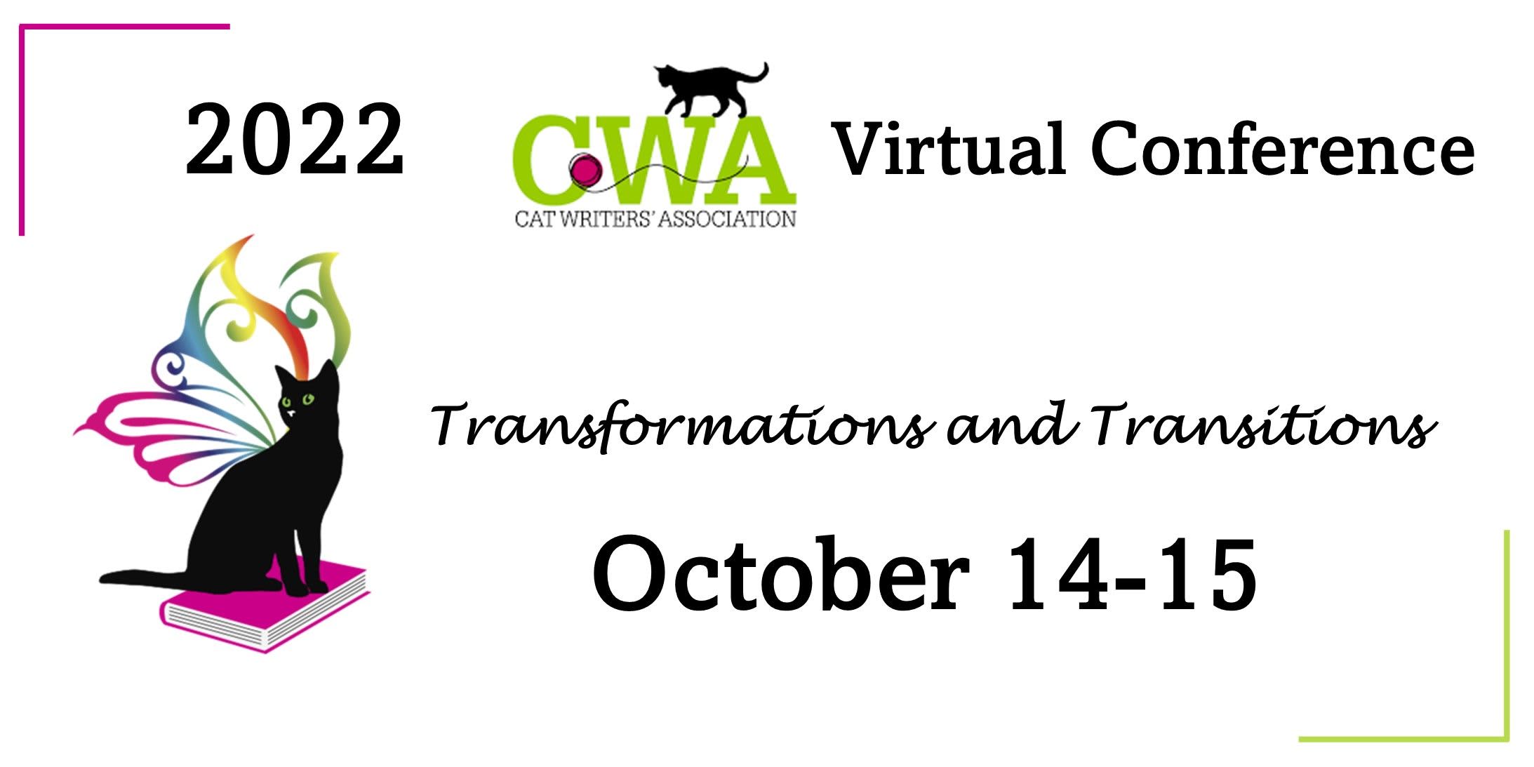 Cat Writers' Association 2022 Virtual Conference event logo