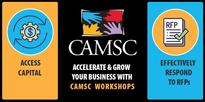 Accelerate And Grow Your Business With CAMSC on May 11th event logo