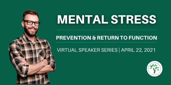 Mental Stress: Prevention & Return to Function event logo