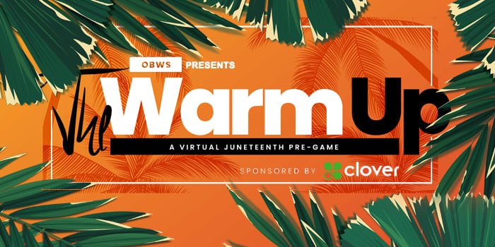 The Warm Up - Virtual Juneteenth Pre-Game event logo