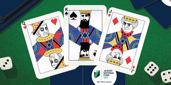 Women for Israel Game Night event logo