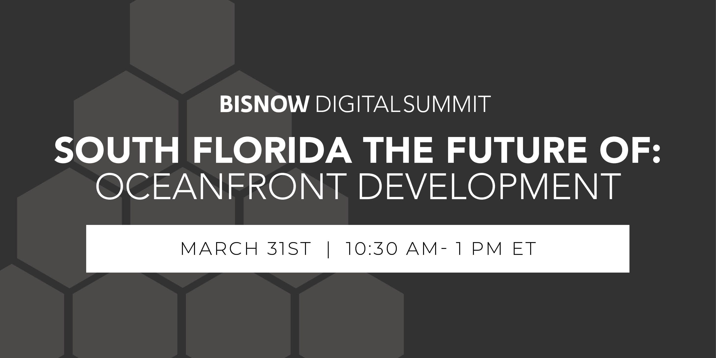 South Florida Future of Waterfront Development  event logo