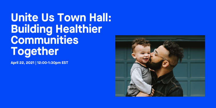  Unite Us Town Hall: Building Healthier Communities Together event logo