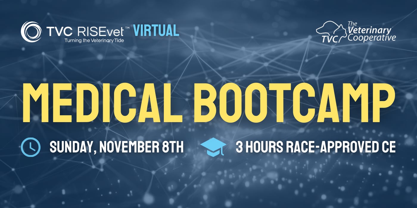 TVC RISEvet™ Virtual: Medical Bootcamp event logo
