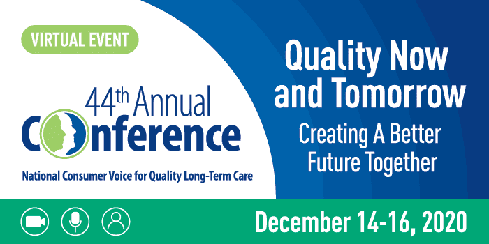 2020 Consumer Voice Annual Conference event logo